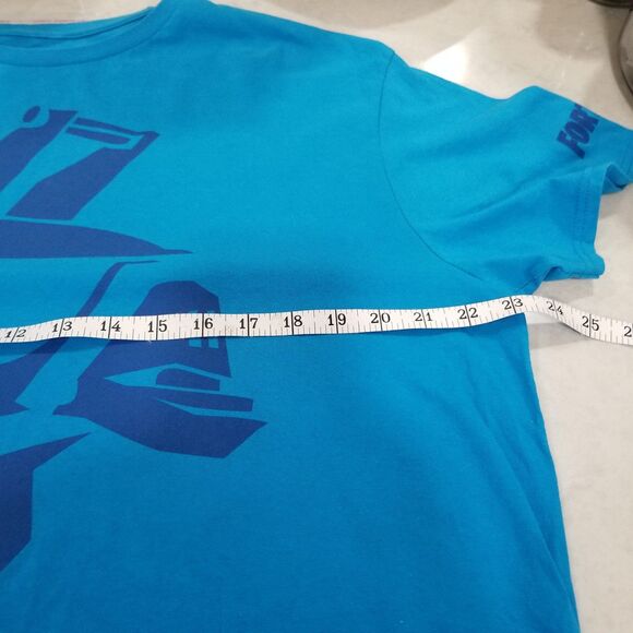 fortnite t shirt dj yonder blue short sleeve nwot never worn size xl - Picture 6 of 11
